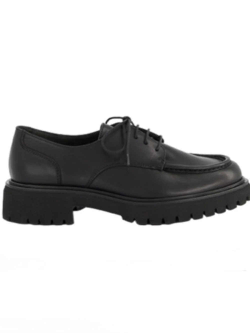 Black Leather lace Oxfords. Mocassins. US sizes. Never used